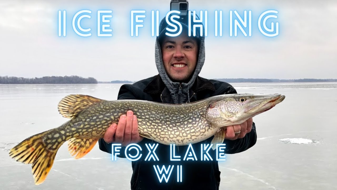 ICE FISHING NORTHERN PIKE FOX LAKE YouTube