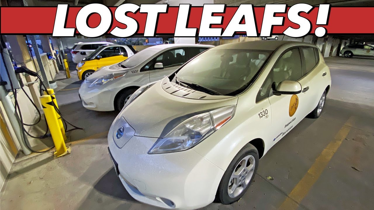 What Is The Story Behind These Abandoned Nissan Leafs? YouTube