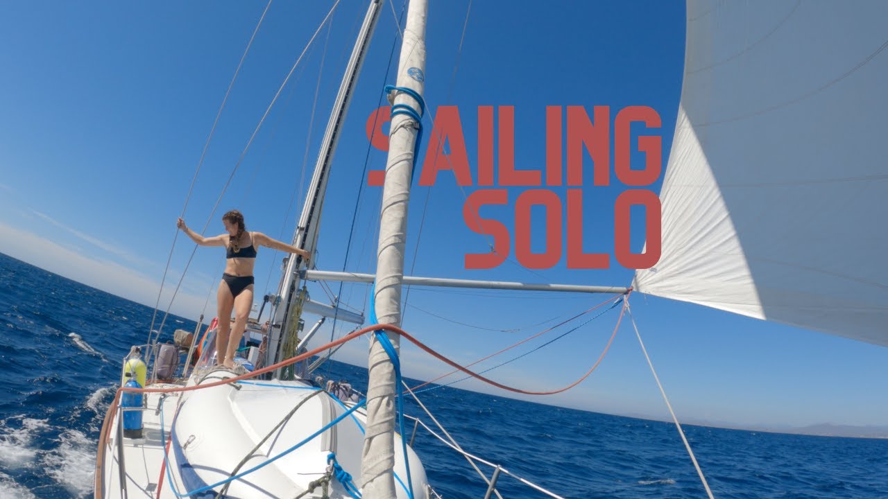 My First Time Solo Sailing my 42' Sailboat