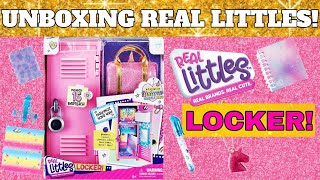 UNBOXING Real Littles Pink Locker and Glitter Unicorn Duffle Bag Blind Box  Opening! 