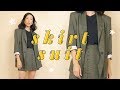 DIY SKIRT SUIT (for $10 from thrift!) | WITHWENDY