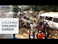Unrest erupts in Colombia ahead of presidential vote