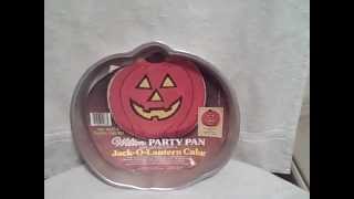 Wilton Cake Party Pan Jack-O-Lantern Birthday Halloween Year 1981 New 2105-3068