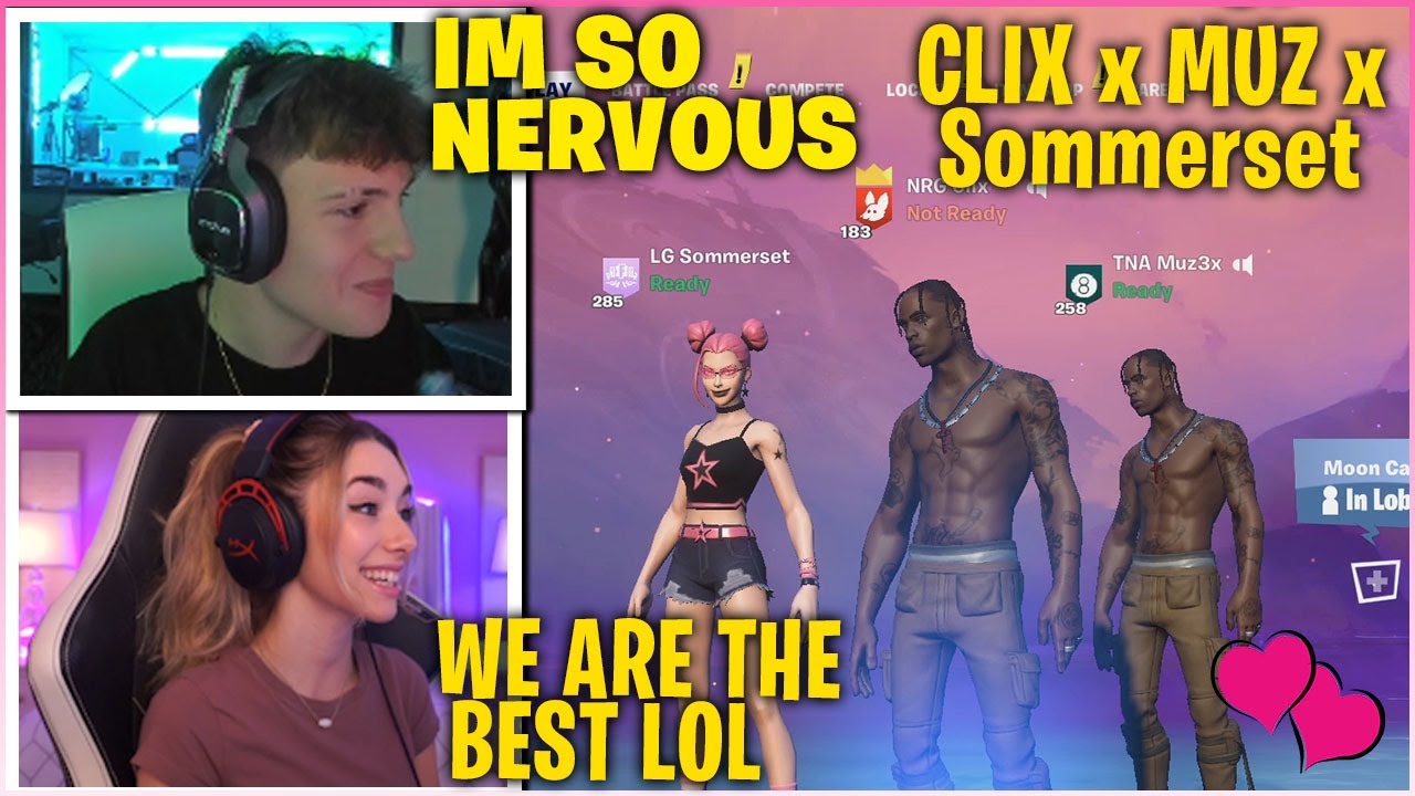 CLIX & MUZ Invites SOMMERSET To Play EU TRIO CASH CUP Then CLIX ...