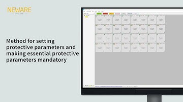 Method for setting protective parameters and making essential protective parameters mandatory