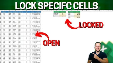 How To Lock Individual Cells in Excel and Protect Sheets | Practical Example
