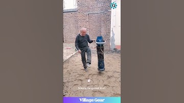 Tamping Rammer in Action: Leveling Up the Ground! #construction #tools #satisfying