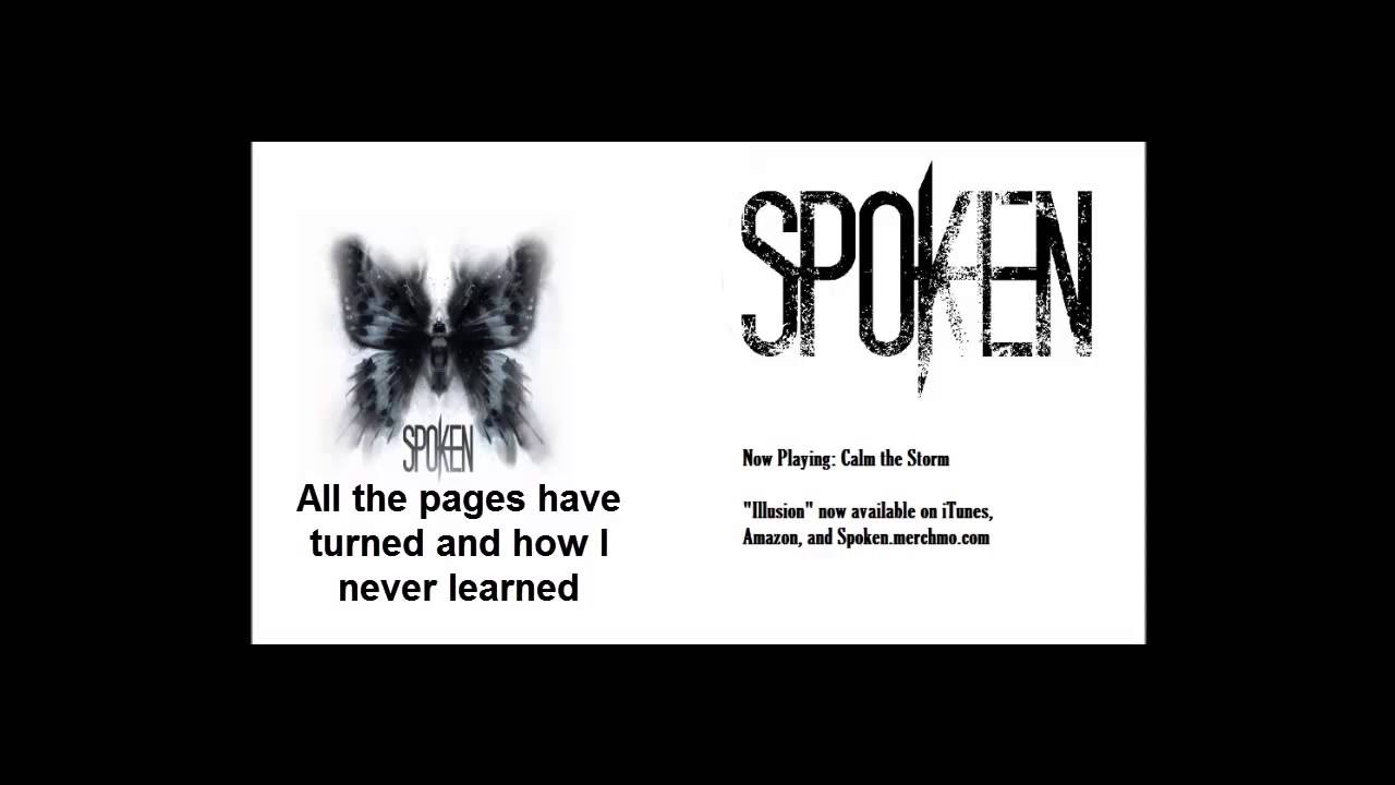 Calm the storm Spoken with lyrics YouTube