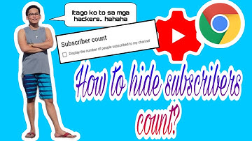 Paano itago ang Subscribers count gamit ang mobile phone|easy tutorial/Boss Rixonne