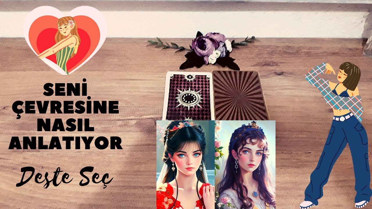 Seni Çevresine Nasıl Anlatıyor🎈 #tarot #desteseç
