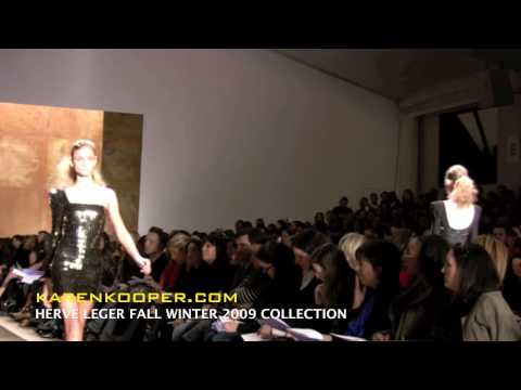 Model Jac falling at Herv Lger Fall Winter 2009 by...