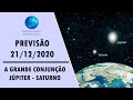 PREVISÃO 21/12/2020 - A GRANDE CONJUNÇÃO JÚPITER-SATURNO