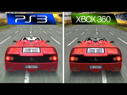 OutRun Online Arcade (2009) PS3 vs XBOX 360 (Graphics Comparison)