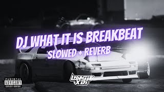 DJ BREAKBEAT WHAT IT IS VIRAL TIKTOK SLOWED   REVERB