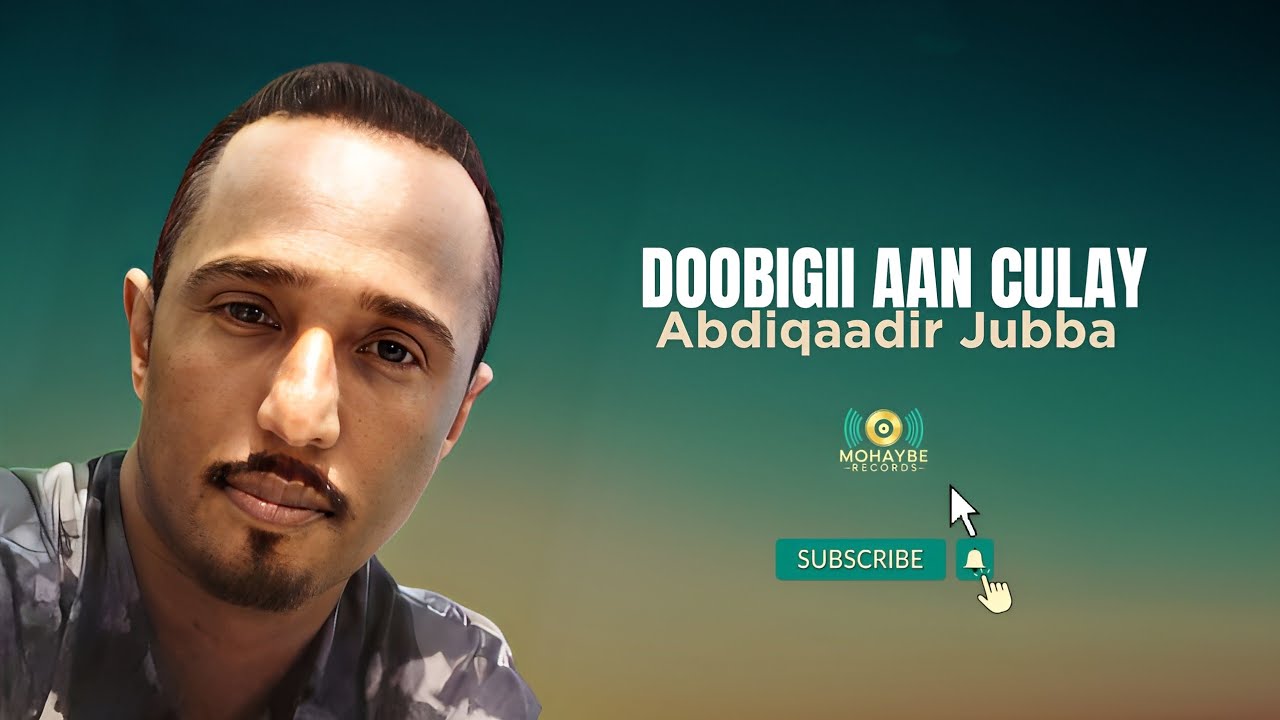 Abdiqaadir Jubba | Doobigii Aan Culay | Original Instrumental Version