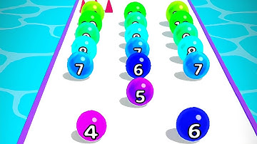 Marble Run 3D Game Color Ball Race Gameplay Android, iOS  Level 52 - 59