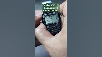 Casio DBC32 Databank + Calculator.  Wait for the review :)