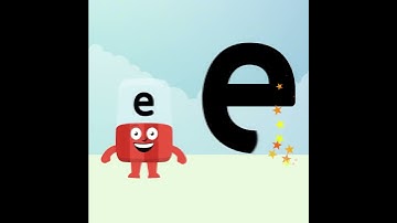 @officialalphablocks - Learn How to Write the Letter E | Curly Line | How to Write App