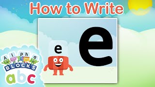 @officialalphablocks - Learn How to Write the Letter E | Curly Line | How to Write App screenshot 3