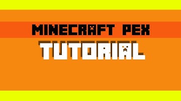 Minecraft Basic group PEX tutorial [1.13] [Prefix