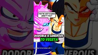 Is Dodoria being generous to Vegeta or is he just scared Is Dodoria being generous to Vegeta or is he just scared
