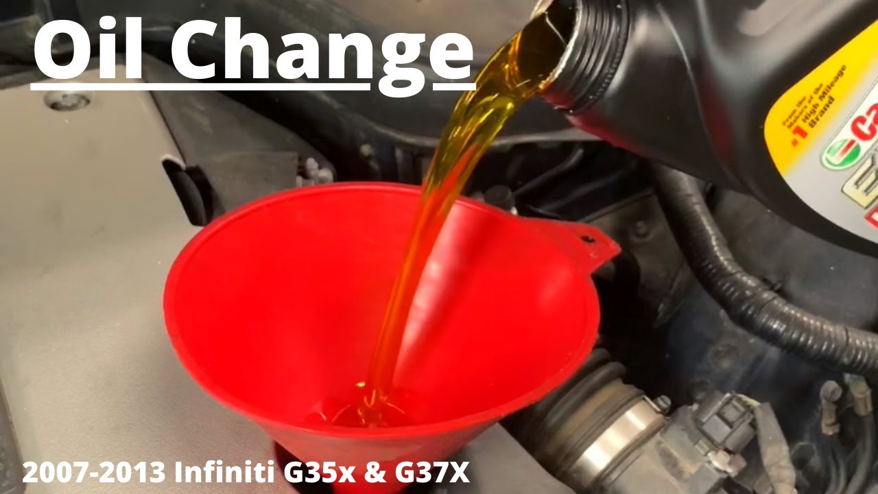 How to Change Car Oil and Oil Filter Infiniti