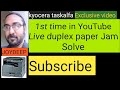 Live Duplex Paper Jam Solve # Hindi # Kyocera taskalfa # Technical Dost JOYDEEP