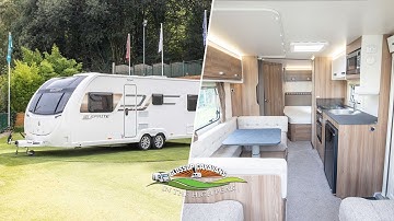 Sprite Super Quattro FB 2022 Caravan Model - 360 Exterior & Interior Demonstration Video