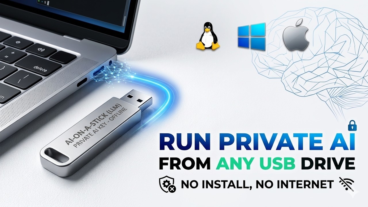 Run Private AI from Any USB Drive – No Install, No Internet