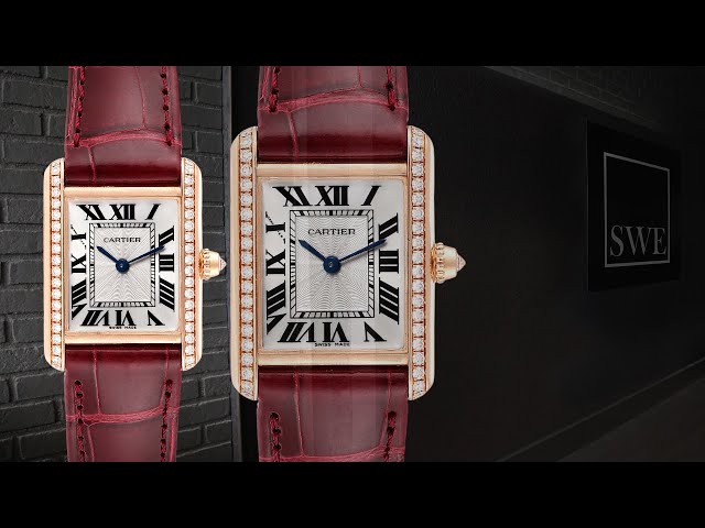 Cartier Tank Louis 6711 Diamond Bezel Ladies Watch