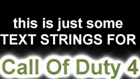 cod4 offline mods ( DVARs )