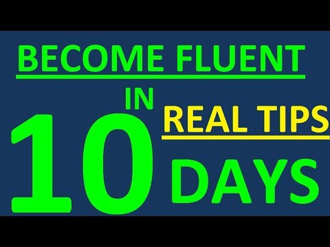 BECOME FLUENT In 10 DAYS – REAL TIPS HOW TO THINK IN ENGLISH. HOW TO LEARN ENGLISH SPEAKING EASILY