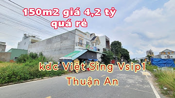 Bán Đất Thuận An (537) Đất Việt Sing Vsip1 Phường Thuận Giao, Hoàng Hải BĐS