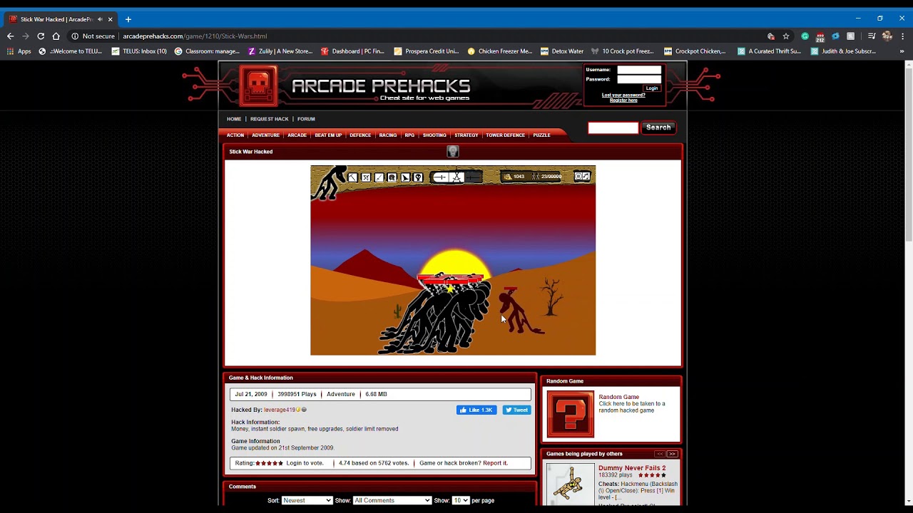 Stick War 1 Full Game HACKED YouTube