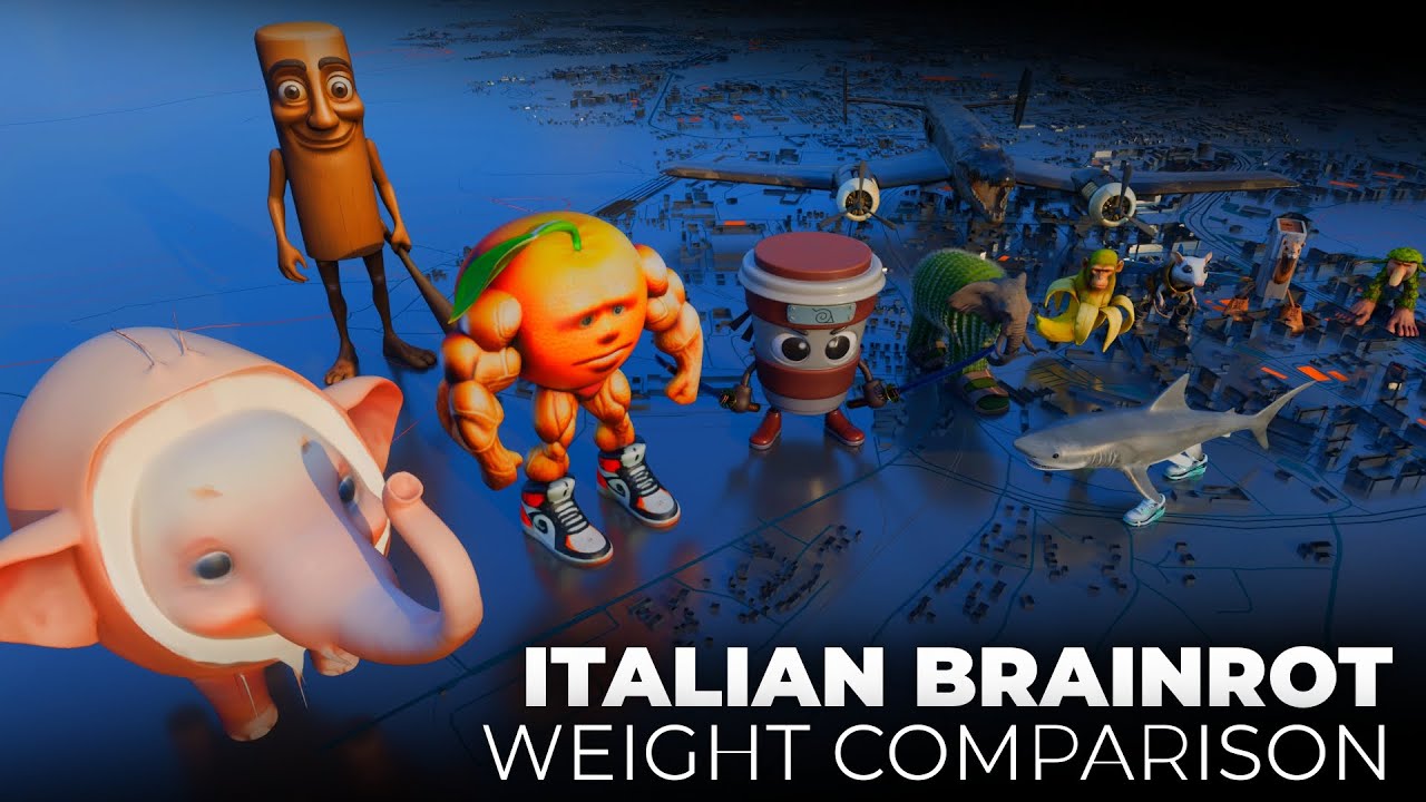 italian-brainrot-characters-weight-comparison-3d-youtube