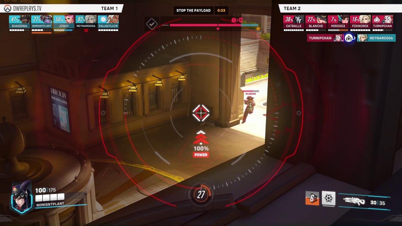 ⁣harlequin skin makes u play better not clickbait by NOMISNTPLANT — Overwatch 2 Replay 56V81C