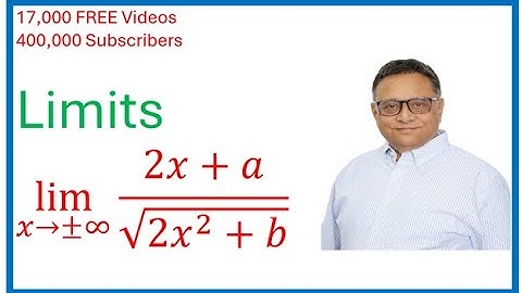 How to Calculate Limits Approaching Infinity both Positive and Negative IB Calculus