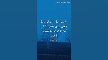 سورة الأنفال ( ٣٩ - ٤٠) / ياسر الدوسري