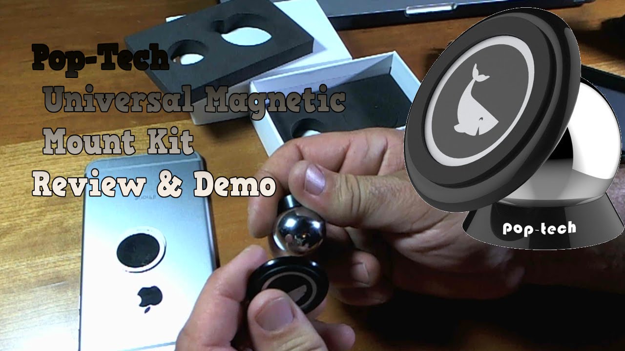 PopTech Universal Magnetic Mount Kit Review and Demo