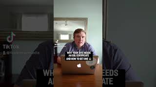 Why Your Website Needs an SSL Certificate and How to Get One 🔒.