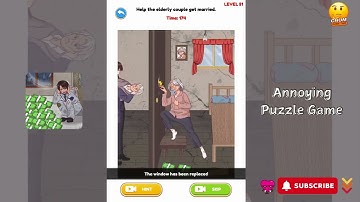 Annoying Puzzle Game - Level 51 - Help the elderly couple get married - Gameplay Solution