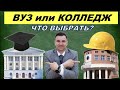 Вуз или колледж?