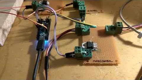 Arduino Mechanical TV #6 - grafting the LED matrix