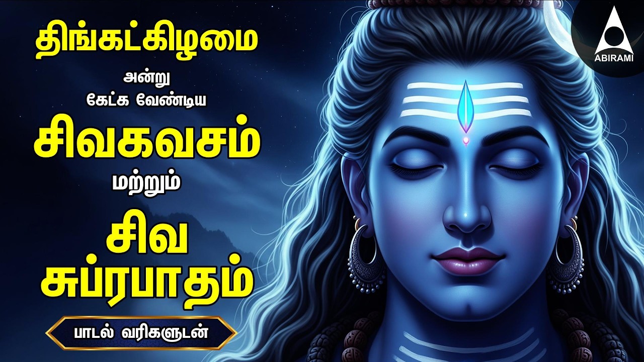 Monday Most Powerful Siva Kavasam And Siva Suprabatham | Tamil Lyrical Video