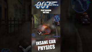 007: Agent Under Fire INSANE Car Physics #shorts #videogames #jamesbond