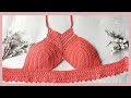 crop top tejido a crochet