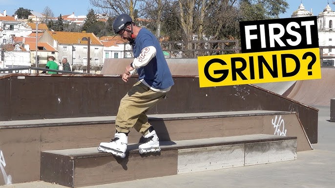 THE EASIEST 5 GRINDS TO LEARN ON INLINE SKATES // VLOG19 
