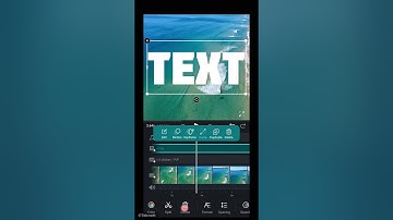 Add Video Inside Text - VN Video Editor Tutorial #shorts