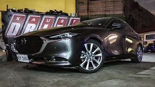 Full exhaust system on a 2021 Mazda 3