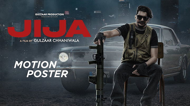 Gulzaar Chhaniwala - Jija | Motion Poster || Releasing on 8 April 2024
